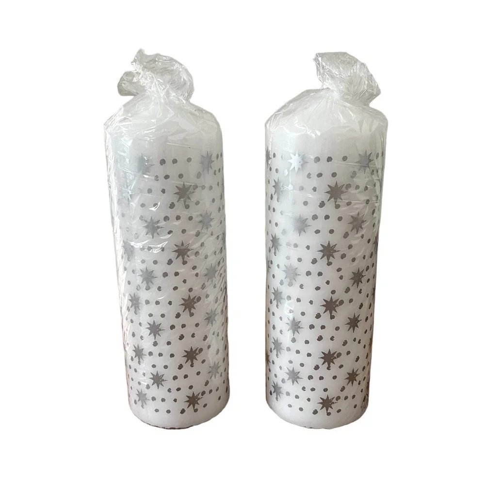 IKEA VINTERFINT Unscented White & Silver Tall 7 1/2